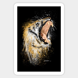 Roaring tiger Sticker